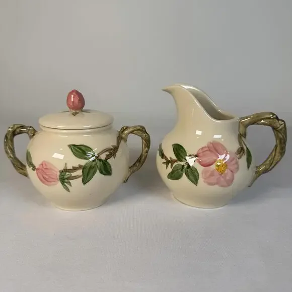 Franciscan Desert Rose Cream & Sugar - Picture 5 of 5